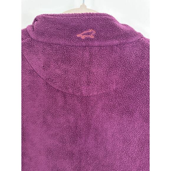 HORNY TOAD 1/4 Zip Fleece Jacket Sz XL Burgundy Orange Daphne Pullover Gorpcore - Picture 6 of 9